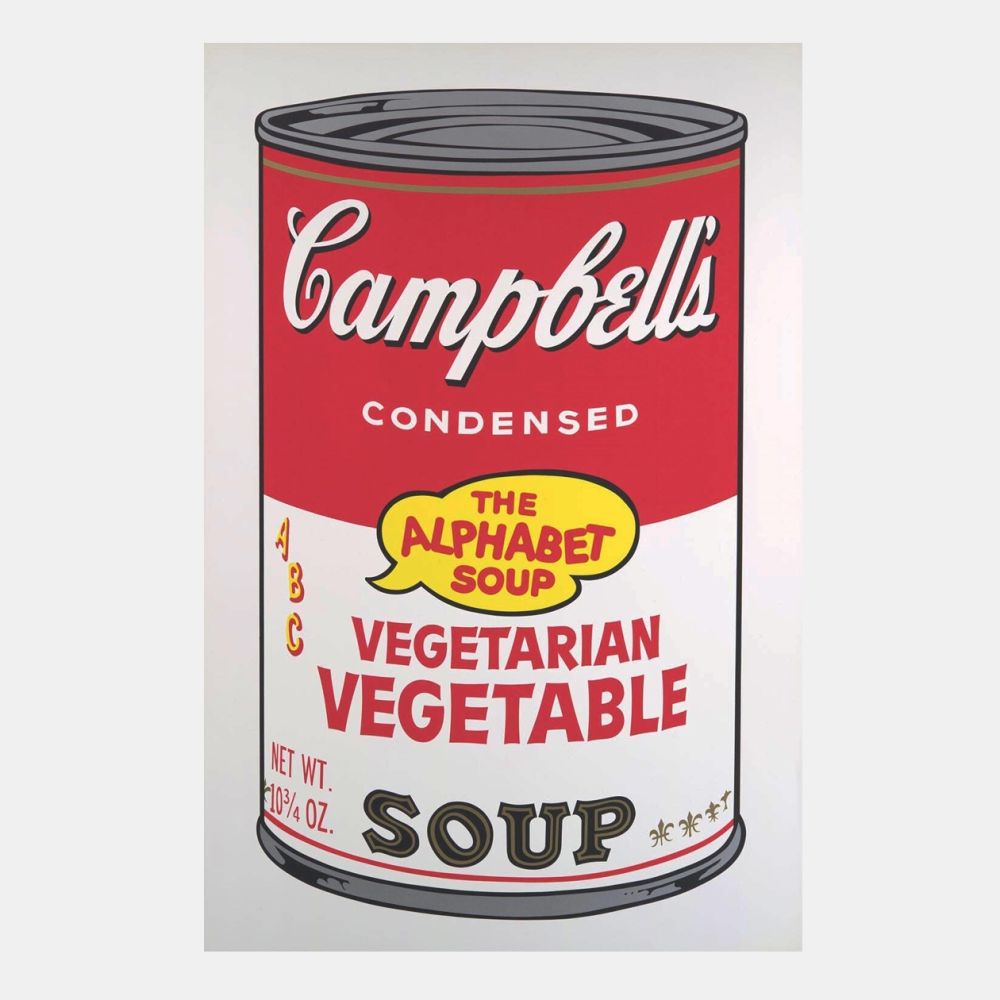 シルクスクリーン Warhol - Vegetarian Vegetable, from Campbell's Soup II