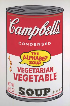 シルクスクリーン Warhol - Vegetarian Vegetable, from Campbell's Soup II