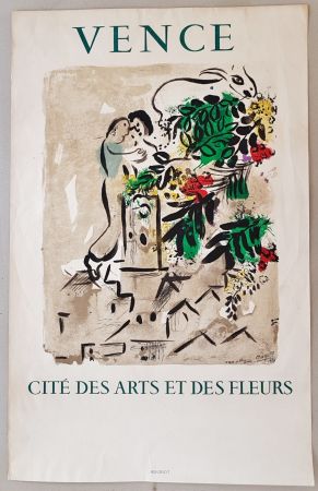 リトグラフ Chagall - Vence Cite des Arts et des Fleurs