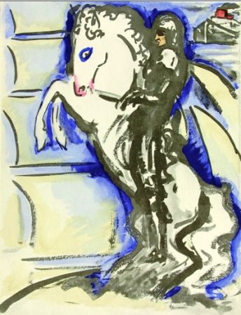 ステンシル Van Dongen - Venise- The horse rider