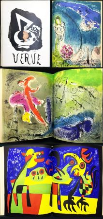 挿絵入り本 Chagall - VERVE Vol. VII. N° 27-28. VISIONS DE PARIS (1953)