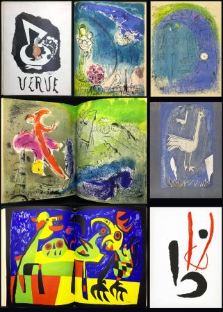 挿絵入り本 Chagall - VERVE Vol. VII. N° 27-28. VISIONS DE PARIS (1953)