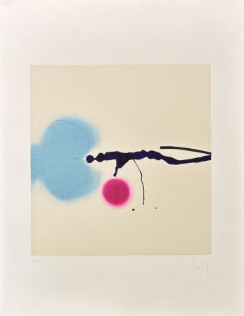 彫版 Pasmore - Victor pasmore (1908–1998) - Points of Contact No. 38 - Etching and aquatint - 1988