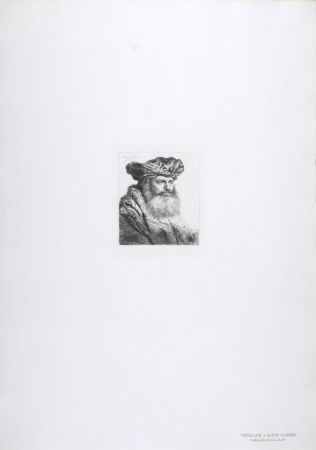 輪転グラビア印刷 Rembrandt - Vieillard a barbe carrée