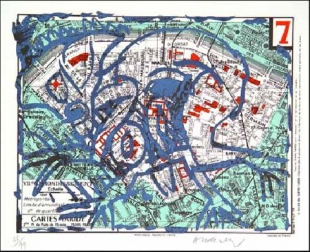 リトグラフ Alechinsky - VIIe Arrondissement
