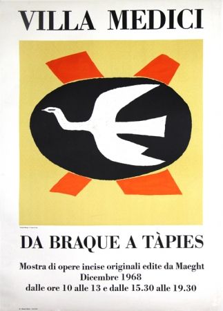 リトグラフ Braque - Villa Medici  Da Braque A Tapiès