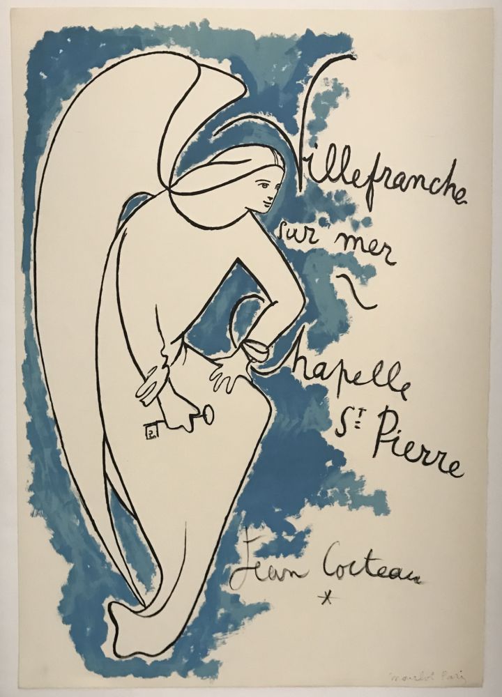 リトグラフ Cocteau - Villefranche sur mer - Chapelle St. Pierre