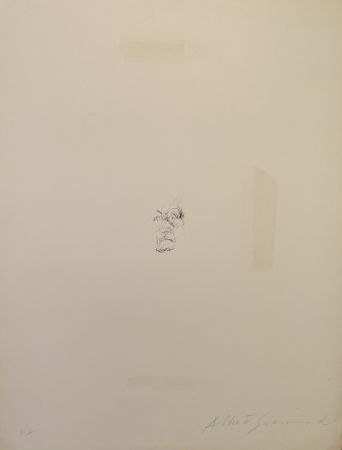 リトグラフ Giacometti - Visage de la mère