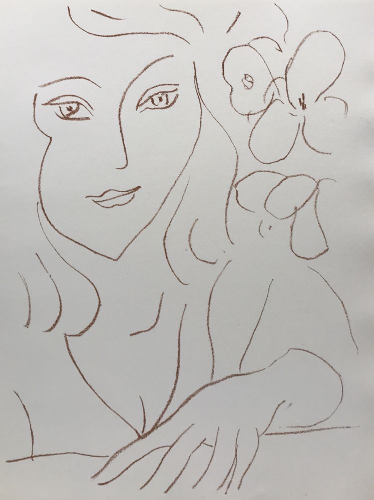 リトグラフ Matisse - Visages III