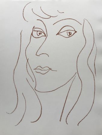 リトグラフ Matisse - Visages V