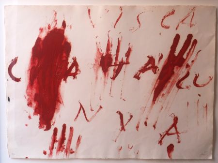 エッチング Tàpies - Visca Catalunya