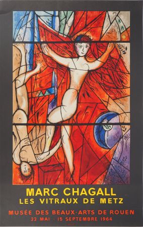 挿絵入り本 Chagall - Vitraux de Metz, le songe de Jacob