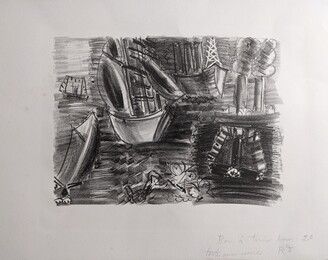 リトグラフ Dufy - Voiliers et papillons