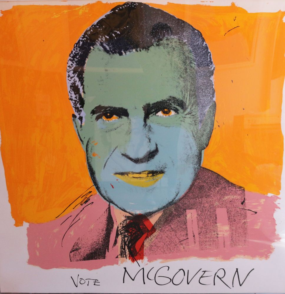 シルクスクリーン Warhol - Vote McGovern