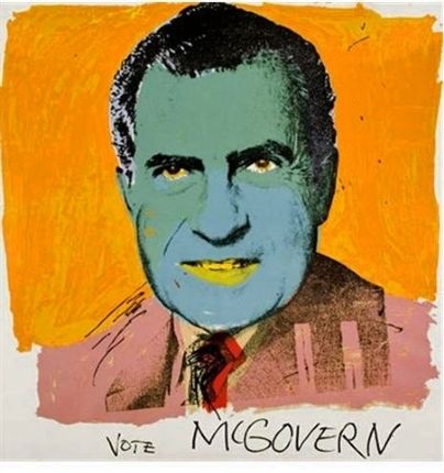 シルクスクリーン Warhol - Vote McGovern