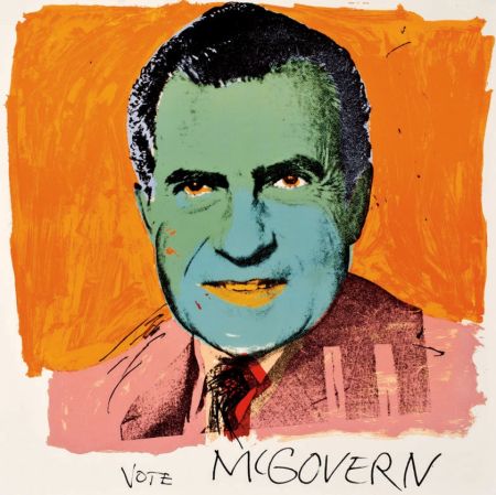 シルクスクリーン Warhol - Vote McGovern 84