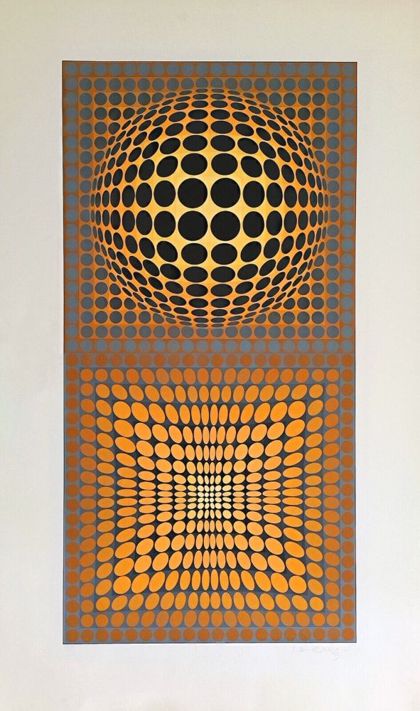 シルクスクリーン Vasarely - VP-118