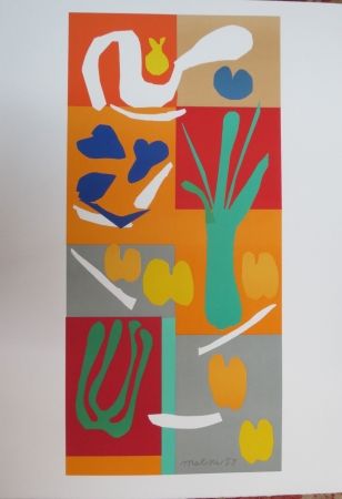 リトグラフ Matisse - Végétaux