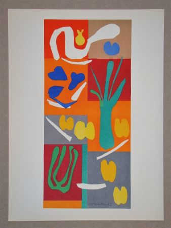 リトグラフ Matisse (After) - Végétaux - 1952
