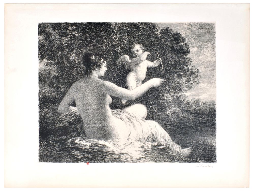 リトグラフ Fantin-Latour - Vénus et l'Amour