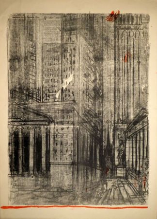 リトグラフ Varlin (Guggenheim, Willy) - Wall-Street