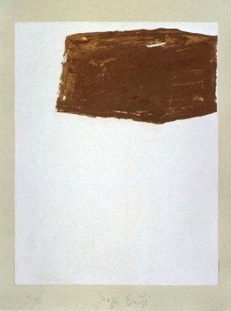 リトグラフ Beuys - Wandernde Kiste Nr. 2