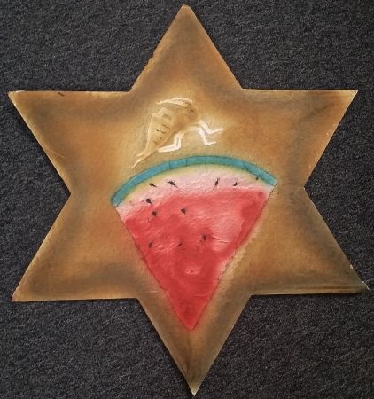 シルクスクリーン Toledo - Watermelon star kite