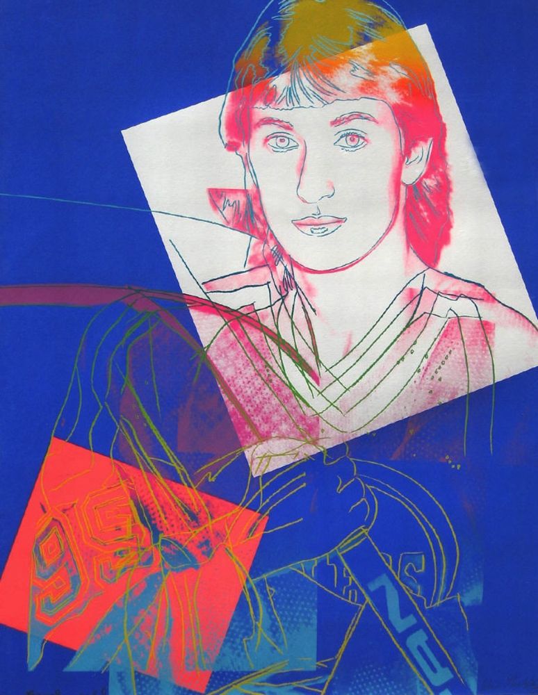 シルクスクリーン Warhol - Wayne Gretzky (FS II.306)