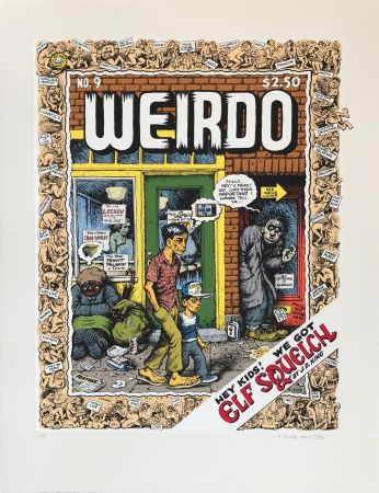 シルクスクリーン Crumb - Weirdo, 1986