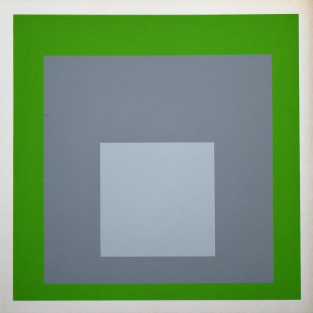 シルクスクリーン Albers - White Marker, 1964