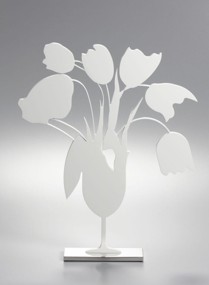 技術的なありません Sultan - White tulips and vase, April 4, (Sculpture)