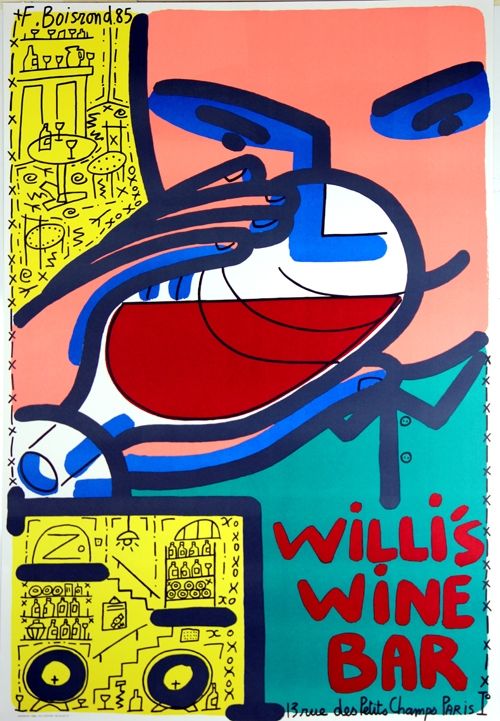 リトグラフ Boisrond - Willis Wine Bar 