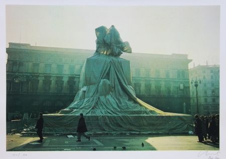 オフセット Christo - Wrapped Monument to Vittorio Emanuel