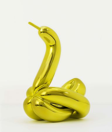 技術的なありません Koons - Yellow Balloon Swan