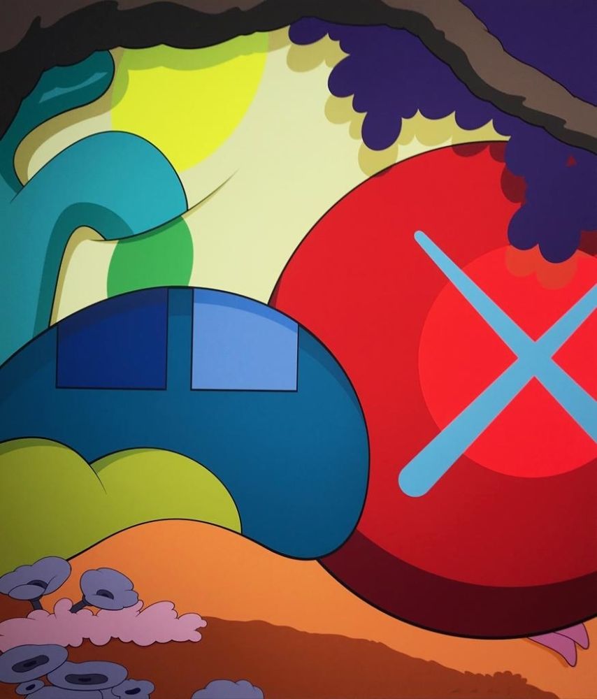 シルクスクリーン Kaws - You Should Know I Know