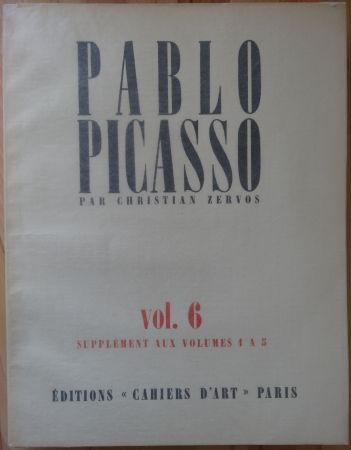 リトグラフ Picasso - Zervos Vol 6 (Supplément n° 1 à 5)
