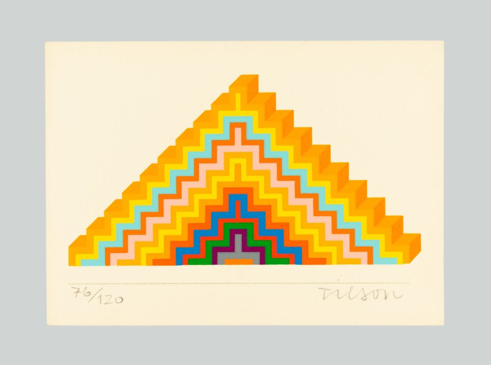 シルクスクリーン Tilson - Ziggurath