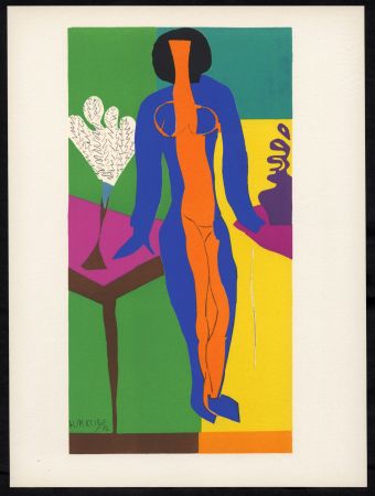 リトグラフ Matisse - ZULMA (1950). Très rare épreuve du tirage de luxe sur Arches (1958)