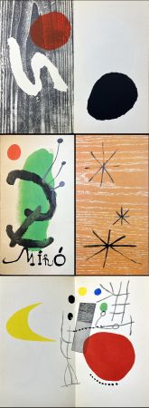 挿絵入り本 Miró - À Toute Épreuve. Catalogue Berrgruen 1958. (Pochoirs.