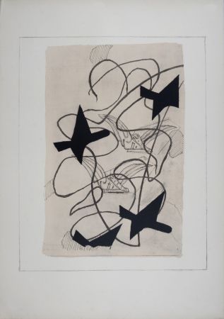 リトグラフ Braque - Étude, 1971