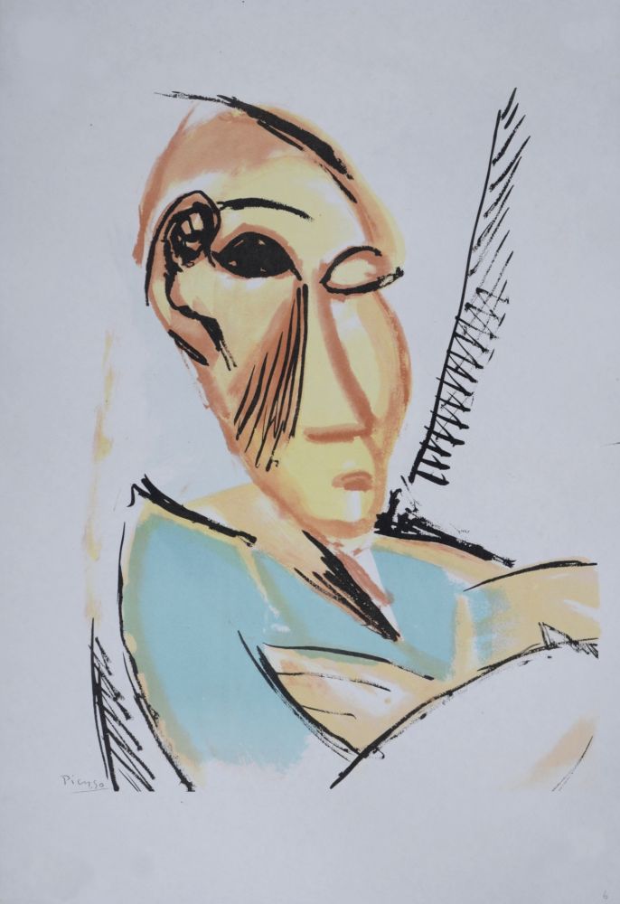 リトグラフ Picasso (After) - Étude pour Les Demoiselles d'Avignon, 1946