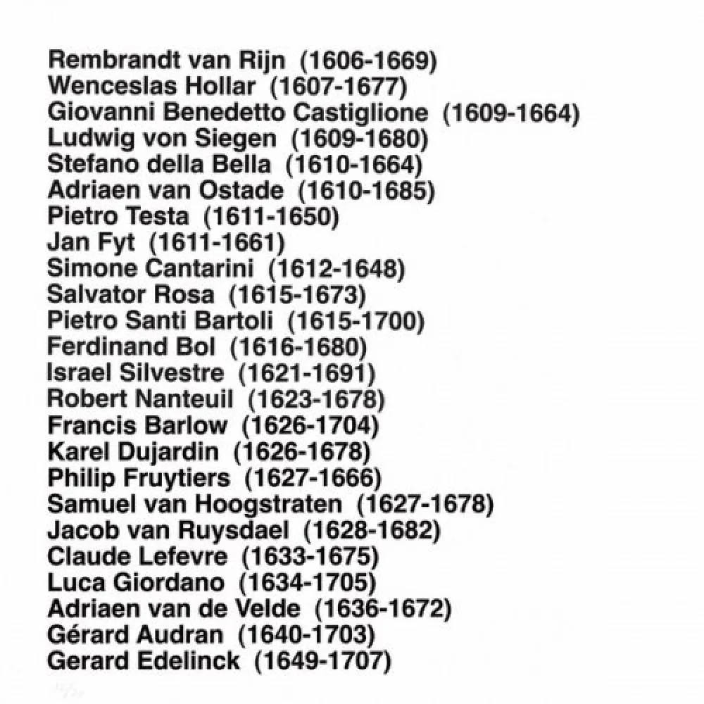 モノタイプ Aballí - Portfolio HISTORY OF PRINTMAKERS (287 NAMES)