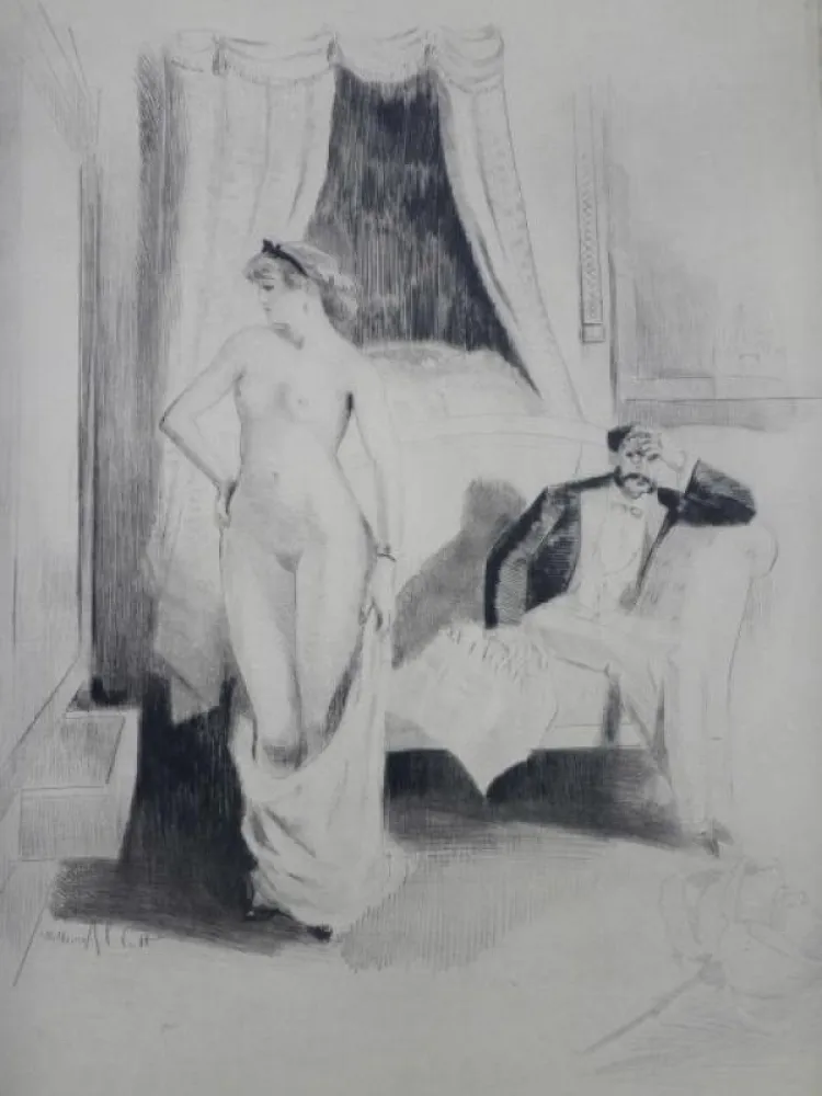 彫版 Ablett - Eaux-fortes pour Nana, par William Ablett 