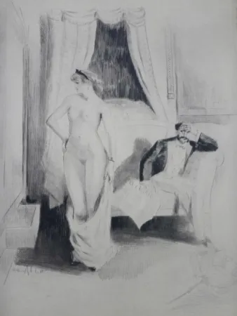 彫版 Ablett - Eaux-fortes pour Nana, par William Ablett 