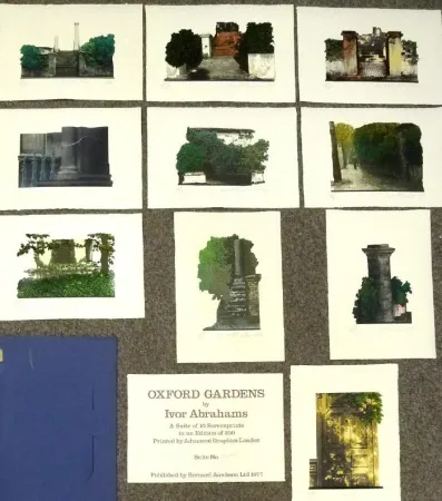シルクスクリーン Abrahams - Oxford Gardens I-X