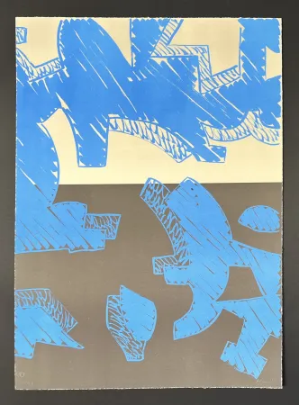 リトグラフ Accardi - Carla Accardi (1924 - 2014) - Blu - Color Lithograph