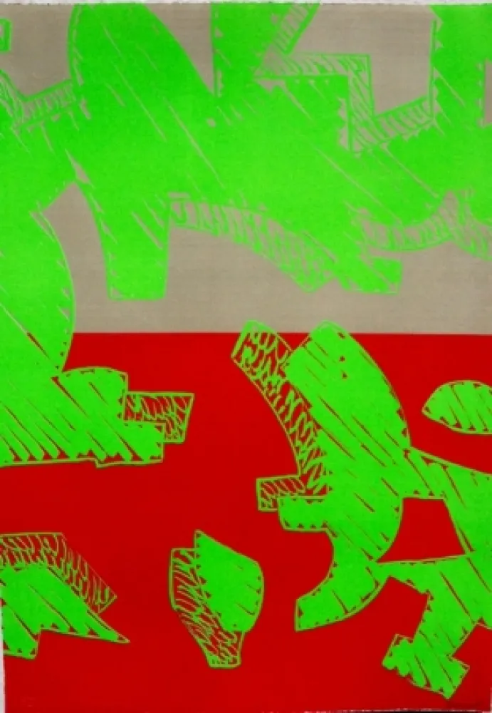 リトグラフ Accardi - Senza titolo