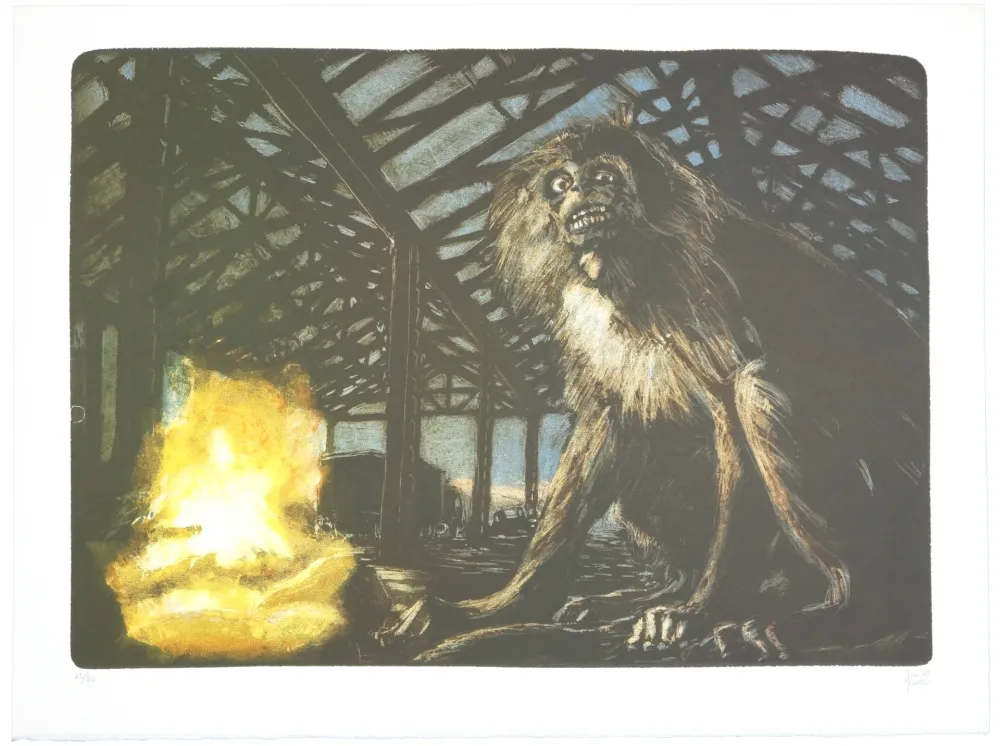 リトグラフ Aceves Humana - San titre 