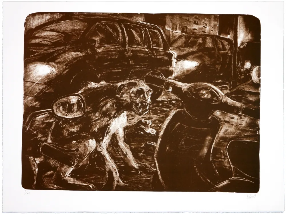 リトグラフ Aceves Humana - Sans titre