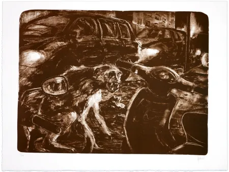 リトグラフ Aceves Humana - Sans titre